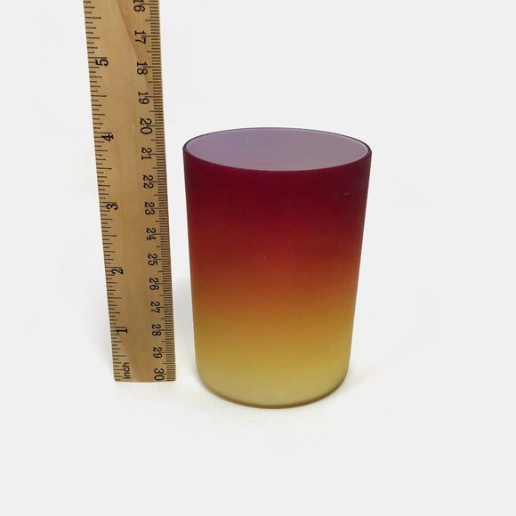 Hobbs Brockunier Wheeling Peachblow Satin Glass Tumbler - Picture 7 of 7